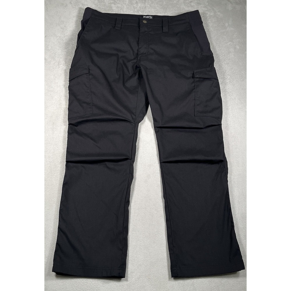 Vertx Pro Pants Men's 38x30 Black Cargo Stretch Double Knee Utility Work